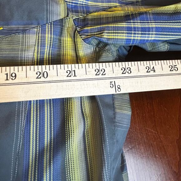 Obermeyer Yellow & Gray Plaid Men's Ski/Snowboard Teton Jacket Size M - Picture 4 of 10